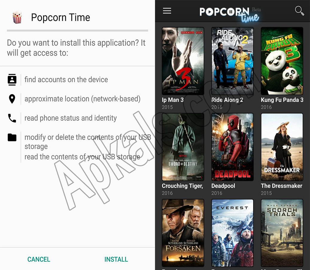 popcorn time for android apk
